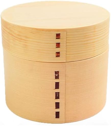 Amazon | みよし漆器本舗 曲げわっぱ弁当箱 丸二段姫子重 秋田杉 700ml